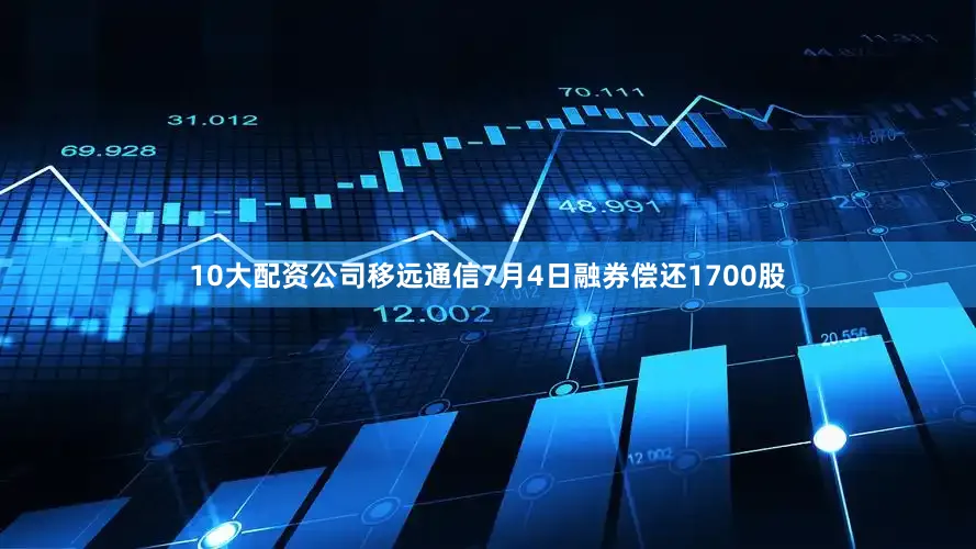 10大配资公司移远通信7月4日融券偿还1700股